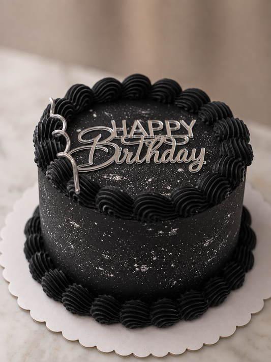 Black Vintage Cake